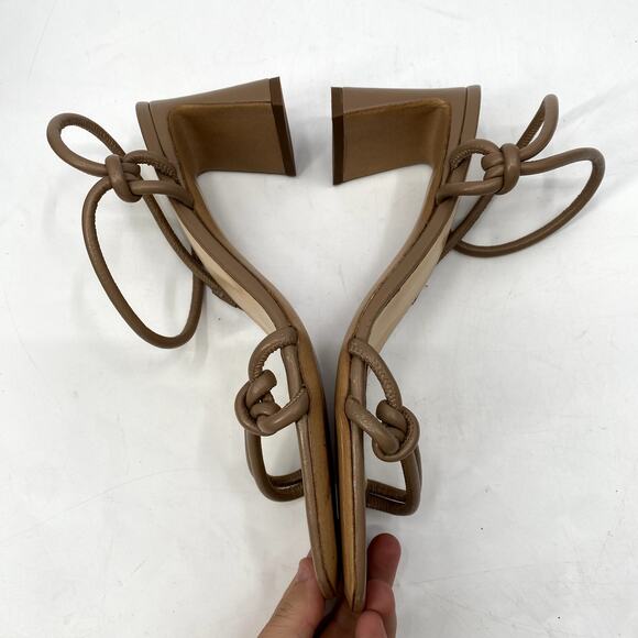 by Far 40 Charlie Taupe Sling Back heel Sandals - Picture 4 of 5